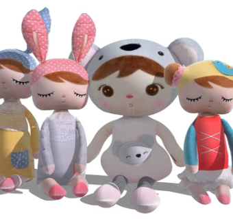 布偶娃娃SU模型下载_sketchup草图大师SKP模型