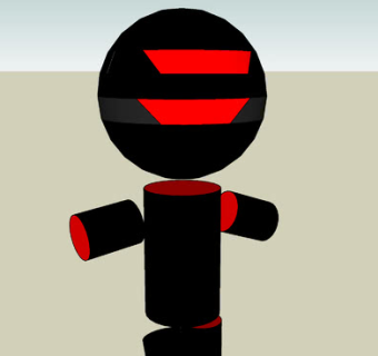 暗黑人形娃娃SU模型下载_sketchup草图大师SKP模型