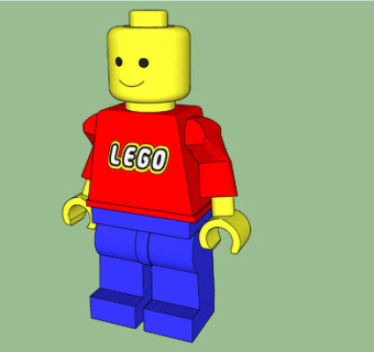 乐高的男人SU模型下载_sketchup草图大师SKP模型