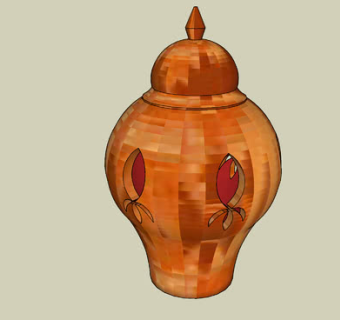 摩洛哥陶瓷器SU模型下载_sketchup草图大师SKP模型