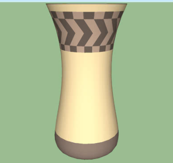 美洲陶器SU模型下载_sketchup草图大师SKP模型