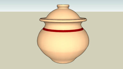 古伊比利亚陶瓷器SU模型下载_sketchup草图大师SKP模型