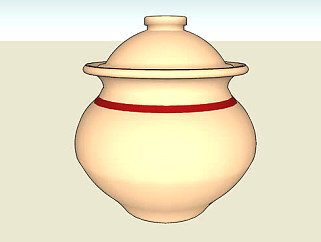 古伊比利亚陶瓷器SU模型下载_sketchup草图大师SKP模型