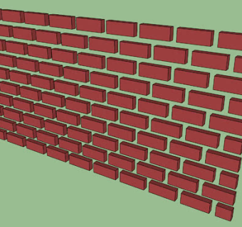 红砖SU模型下载_sketchup草图大师SKP模型