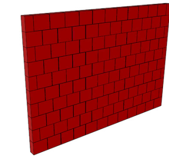 单层墙SU模型下载_sketchup草图大师SKP模型