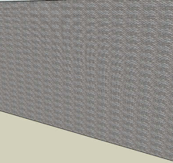 大型堆砌砖墙SU模型下载_sketchup草图大师SKP模型