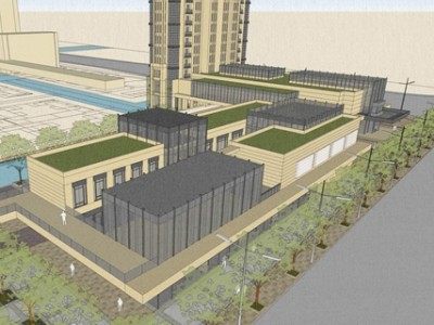 简欧风情商业街建筑小区SU模型下载_sketchup草图大师SKP模型