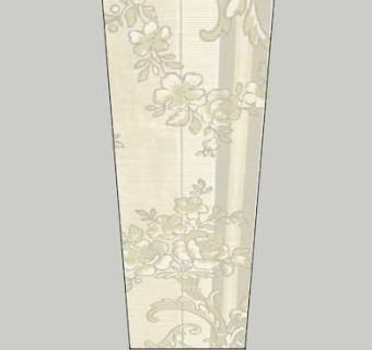 华丽的花卉壁纸SU模型下载_sketchup草图大师SKP模型