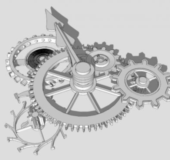 SU齿轮模型大全_su模型下载 草图大师模型_SKP模型