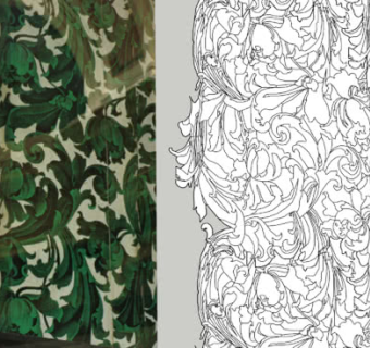 霍普顿壁纸设计SU模型下载_sketchup草图大师SKP模型