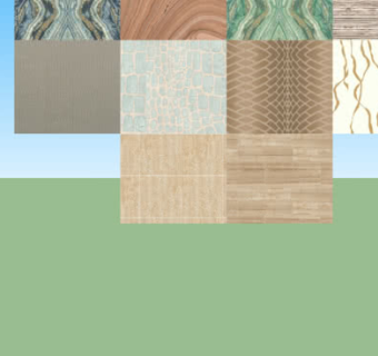 壁纸瓷砖纹理SU模型下载_sketchup草图大师SKP模型