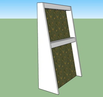 壁纸展示架SU模型下载_sketchup草图大师SKP模型