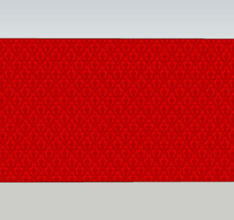 红色纹理墙纸SU模型下载_sketchup草图大师SKP模型