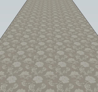 花卉墙纸SU模型下载_sketchup草图大师SKP模型