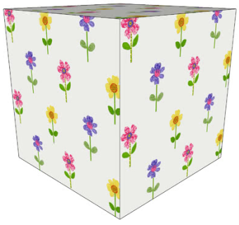 田园风格鲜花墙纸SU模型下载_sketchup草图大师SKP模型