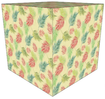 田园风格树叶的墙纸SU模型下载_sketchup草图大师SKP模型