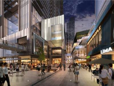 深圳华润万象天地商业建筑SU模型下载_sketchup草图大师SKP模型