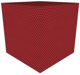 红色星点墙纸SU模型下载_sketchup草图大师SKP模型