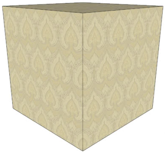 连续花纹墙纸SU模型下载_sketchup草图大师SKP模型