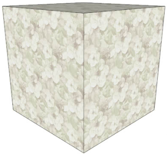 清雅花卉墙纸SU模型下载_sketchup草图大师SKP模型