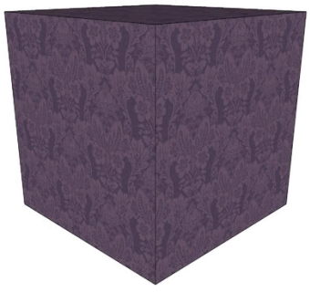 紫色花纹墙纸SU模型下载_sketchup草图大师SKP模型