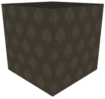 暗色系花纹墙壁壁纸SU模型下载_sketchup草图大师SKP模型