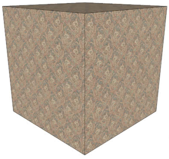 暖色系花纹墙纸SU模型下载_sketchup草图大师SKP模型