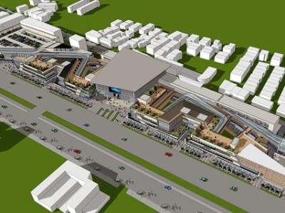 现代风格户外商业建筑SU模型下载_sketchup草图大师SKP模型