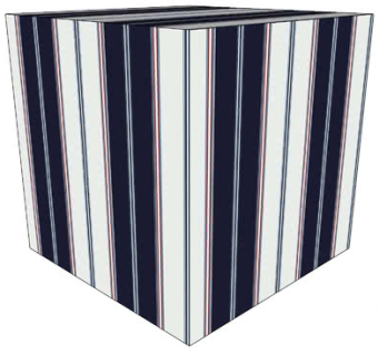 现代多色条纹墙纸SU模型下载_sketchup草图大师SKP模型