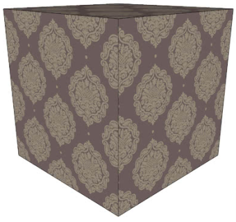 古典花纹室内墙纸SU模型下载_sketchup草图大师SKP模型