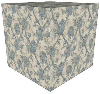 欧式花纹客厅墙纸SU模型下载_sketchup草图大师SKP模型