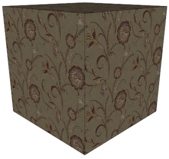 深色系花纹花卉墙纸SU模型下载_sketchup草图大师SKP模型