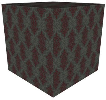 暗色系古典花纹墙纸SU模型下载_sketchup草图大师SKP模型