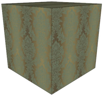 鎏金花纹精致墙纸SU模型下载_sketchup草图大师SKP模型