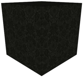 黑色花纹墙纸SU模型下载_sketchup草图大师SKP模型