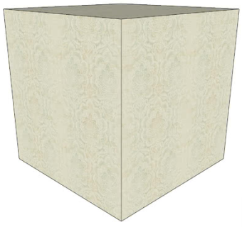 浅色系花纹壁纸SU模型下载_sketchup草图大师SKP模型