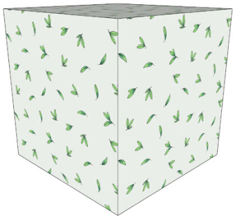 田园风格清新墙纸SU模型下载_sketchup草图大师SKP模型