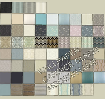 现代风格墙纸合集SU模型下载_sketchup草图大师SKP模型