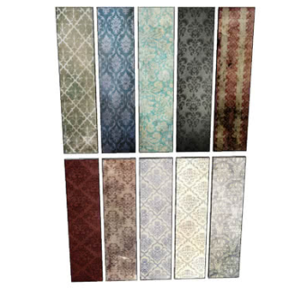 古典花纹壁纸合集SU模型下载_sketchup草图大师SKP模型