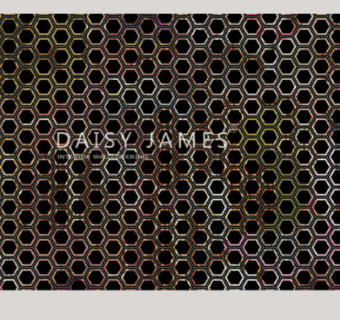 抽象的黑色蜂巢墙纸SU模型下载_sketchup草图大师SKP模型