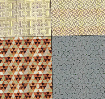 瓷砖色墙纸合集SU模型下载_sketchup草图大师SKP模型