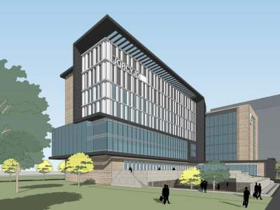 现代小型事业单位办公楼SU模型下载_sketchup草图大师SKP模型