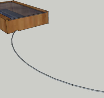 电灯箱电源线SU模型下载_sketchup草图大师SKP模型