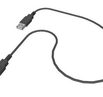 黑色USB数据线SU模型下载_sketchup草图大师SKP模型