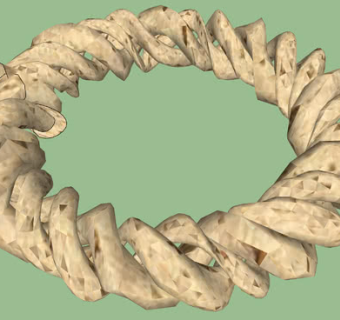 小型绳圈SU模型下载_sketchup草图大师SKP模型