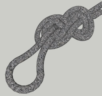 系结的绳子SU模型下载_sketchup草图大师SKP模型