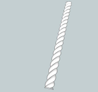 绳索成型SU模型下载_sketchup草图大师SKP模型