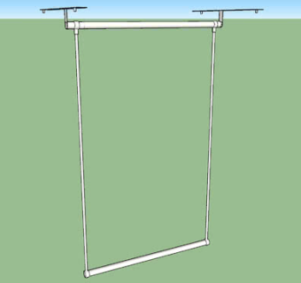 室内金属衣架SU模型下载_sketchup草图大师SKP模型