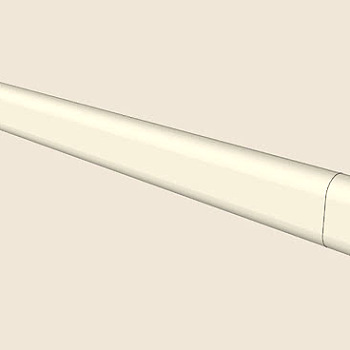 50cm衣栏杆SU模型下载_sketchup草图大师SKP模型