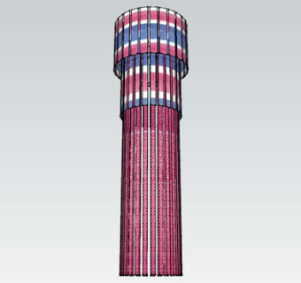 现代灯笼SU模型下载_sketchup草图大师SKP模型